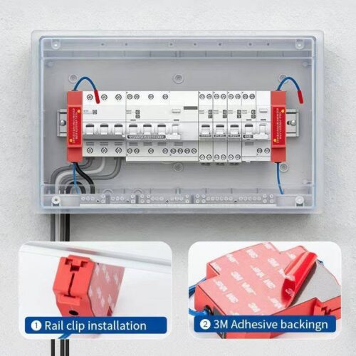 DIN Rail set Aerosol Automatic Fire Extinguisher Fire Protection breaker for distribution box - Other