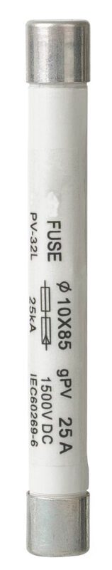 1500V DC Solar Fuse Link 10×85 mm up to 32A - Fuse Links